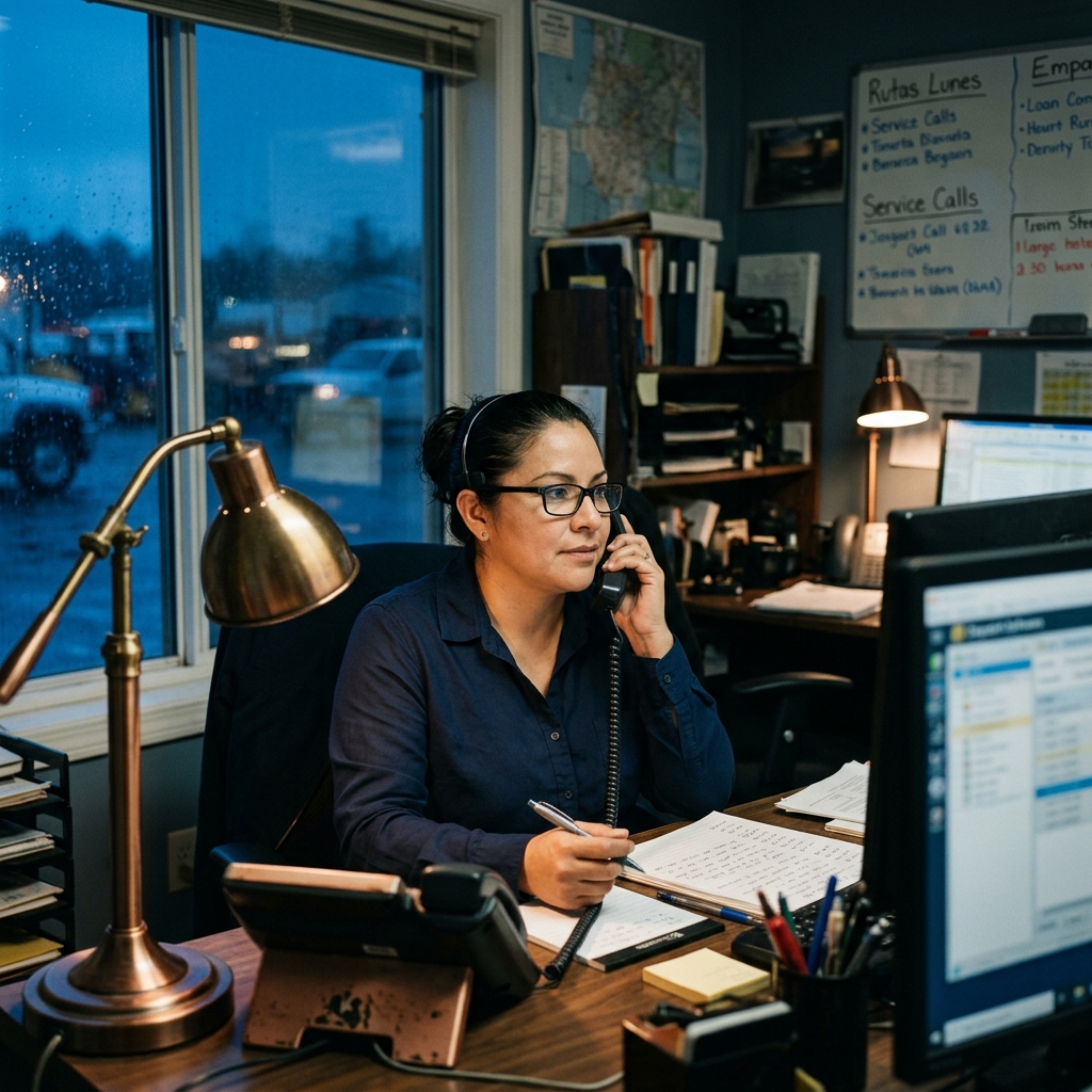Maria Garcia, Office and Dispatch